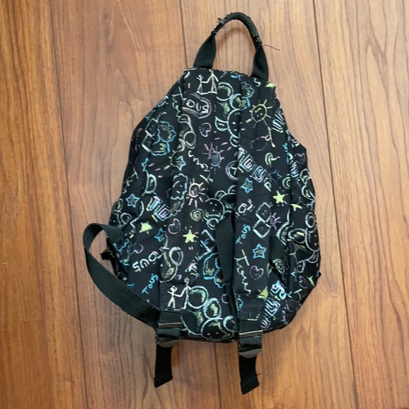 Tous backpack black w neon colors used - Picture 2 of 8